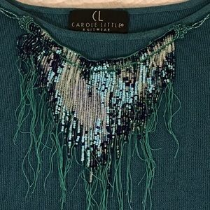 Vintage Carol Little Beaded Sweater